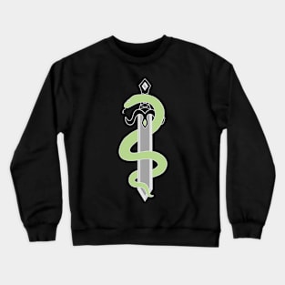 Sword and Snake (Aromantic Colors) Crewneck Sweatshirt